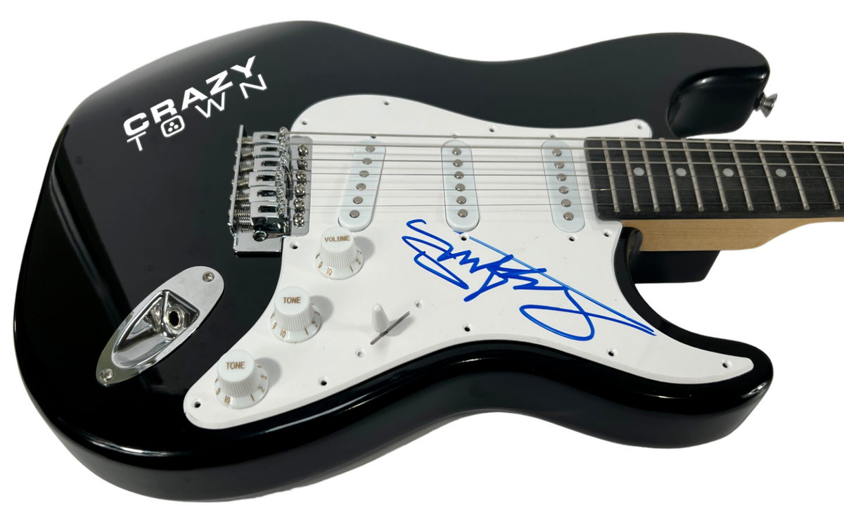 Shifty Shellshock CRAZY TOWN Signed Autograph Electric Guitar Seth