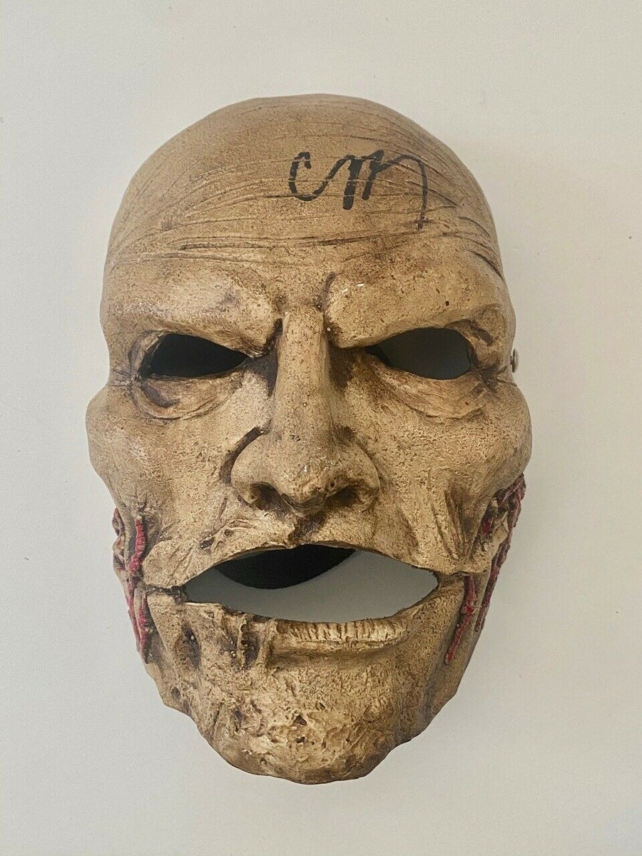 Corey sold Taylor slipknot half mask signed COA