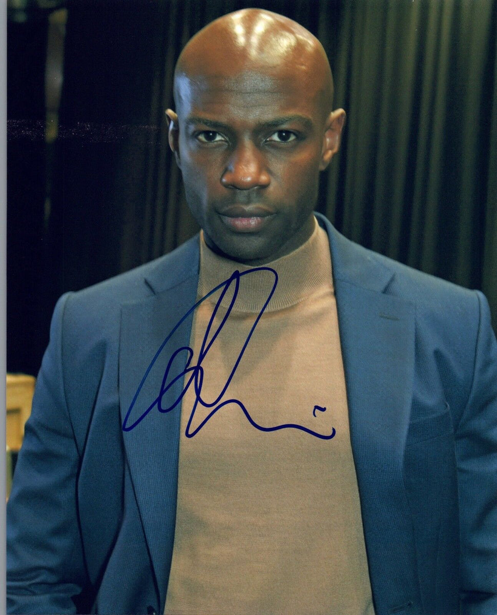 David Gyasi Signed Autograph 8x10 Photo Handsome Actor Interstellar COA AB, image size:970x1200
