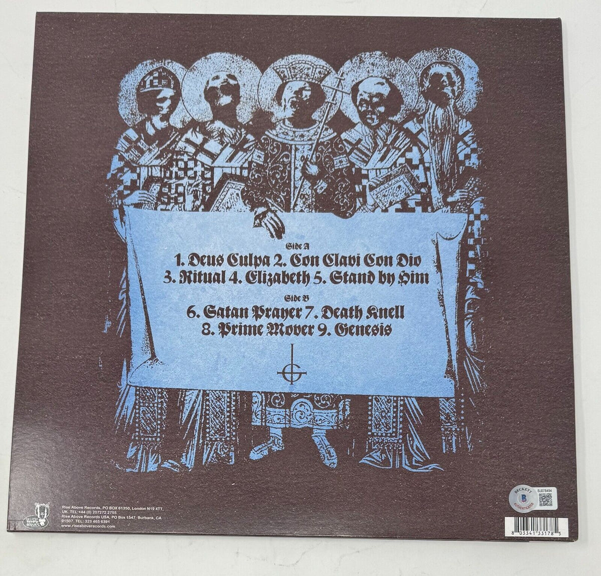 Tobias Forge Ghost Signed Autograph Opus Eponymous Vinyl Record