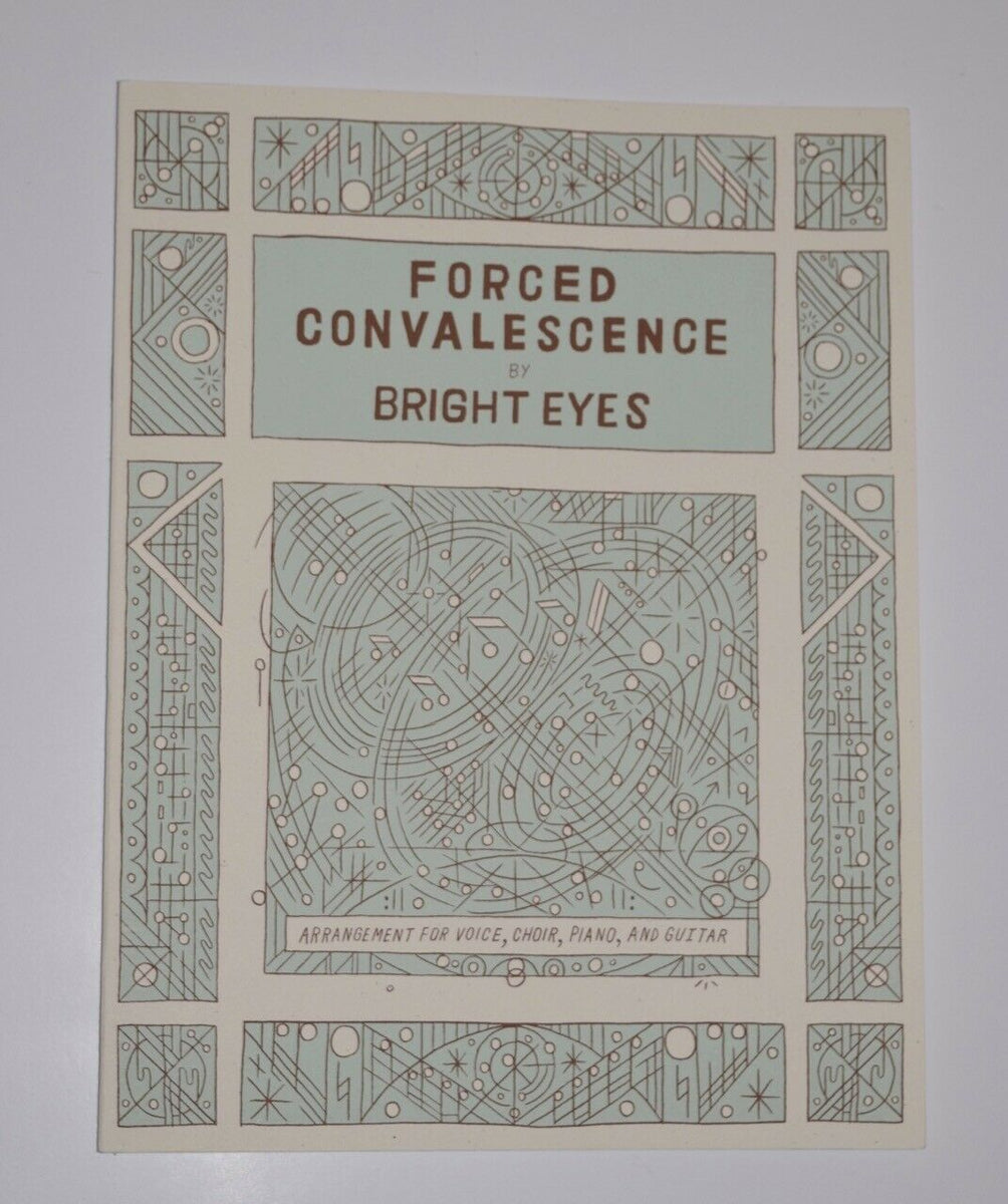 Bright Eyes Signed Autographed Forced Convalescence Music Book