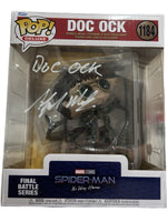 Alfred Molina Signed Spider-Man Doc Ock Funko Pop Deluxe Autograph Beckett COA