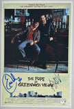 Mickey Rourke Eric Roberts Signed The Pope of Greenwich Village 12x18 Poster BAS