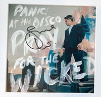 BRENDON URIE PANIC! AT THE DISCO Signed PRAY FOR THE WICKED Framed CD BAS COA