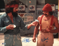 Cheech Marin & Tommy Chong Signed 11x14 Photo Up In Smoke Autograph Beckett COA