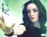 Emma Dumont Signed Autograph 8x10 Photo Marvel's THE GIFTED Polaris Actress ACOA