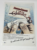 Cheech & Chong Signed Autograph Up In Smoke 12x18 Movie Poster Beckett COA