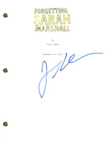 Jason Segel Signed Autograph Forgetting Sarah Marshall Full Movie Script COA