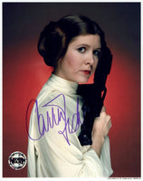 Carrie Fisher STAR WARS Signed Autograph 8x10 Photo Princess Leia ACOA COA