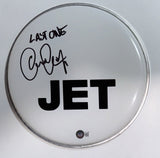Chris Cester Signed JET Band Autograph 10" Drumhead Get Born Beckett COA