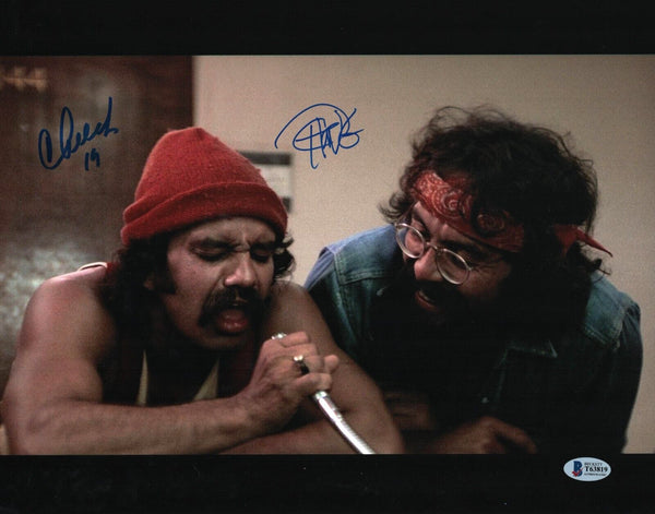 Cheech Marin & Tommy Chong Signed 11x14 Photo Up In Smoke Autograph Beckett COA