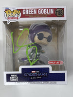 Willem Dafoe Signed Spider-Man Green Goblin Funko Pop Deluxe Autograph BAS COA