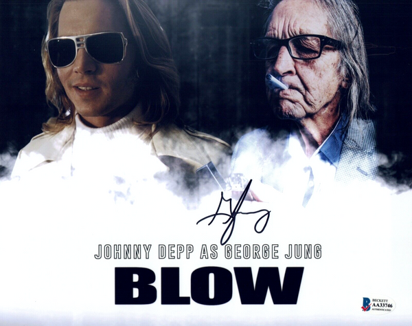 George Jung Blow Movie Signed Autograph 8x10 Photo Smuggler Johnny Depp BAS COA