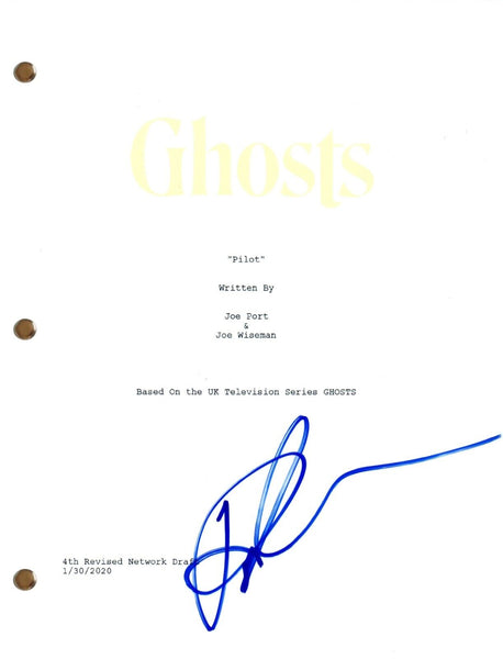 Rose McIver Signed Autograph GHOSTS Pilot Episode Script Full Screenplay COA