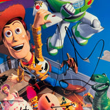 Tim Allen & Tom Hanks Signed TOY STORY Movie Laserdisc Cover Beckett COA