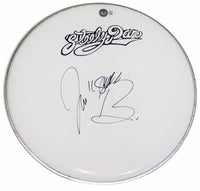 Jeff 'Skunk' Baxter Steely Dan Signed Autograph 12" Drumhead Beckett COA
