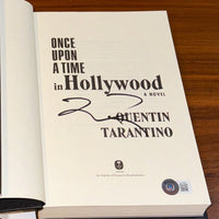 Quentin Tarantino Signed Once Upon A Time In Hollywood A Novel HC Book BAS COA