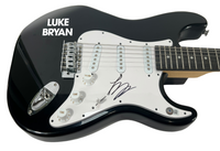 Luke Bryan Signed Autograph Electric Guitar Country Music Star Beckett COA