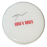 Steven Adler GUNS N' ROSES Signed 12" Drumhead Autograph Drummer ACOA COA