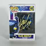 Xolo Mariduena Signed Funko Pop Blue Beetle #1403 Autograph Beckett COA