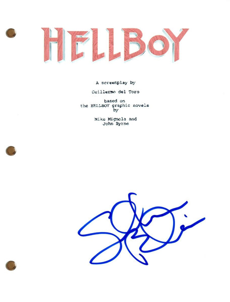 Selma Blair HELLBOY Signed Autograph Movie Script Screenplay Liz Sherman COA