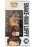 Iñaki Godoy Signed Autograph One Piece Snake Man Luffy Funko Pop Beckett COA