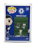Christian Pulisic Signed Funko Pop Chelsea Football Club Autograph Beckett COA
