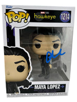Alaqua Cox Signed Autograph Maya Lopez Funko Pop Hawkeye Echo Marvel BAS COA