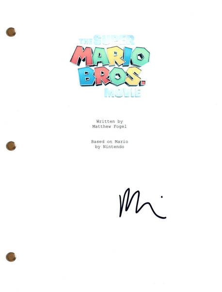 Fred Armisen Signed Autograph THE SUPER MARIO BROS. MOVIE Film Script COA