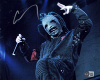 Corey Taylor Signed Autograph SLIPKNOT 8x10 Photo IOWA Proof Beckett Witness COA