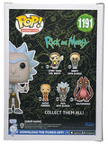 Justin Roiland Signed Funko Pop Rick and Morty Rick 1191 Autograph Beckett COA