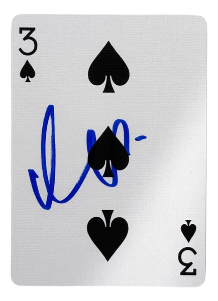 Matt Damon Signed Autograph Playing Card Rounders Movie Mike McDermott COA