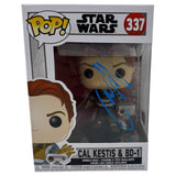 Cameron Monaghan Signed CAL KESTIS & BD-11 Funko Pop #337 Autograph Beckett COA