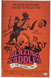 Mel Brooks Signed Autograph Blazing Saddles 11x17 Movie Poster Photo Beckett COA