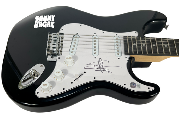 Sammy Hagar Signed Autograph Electric Guitar Van Halen Beckett COA