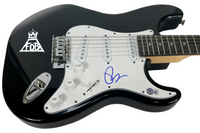Pete Wentz FALL OUT BOY Signed Autograph Electric Guitar Beckett COA
