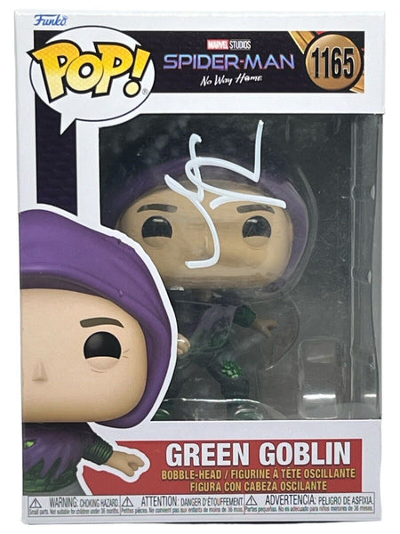 Willem Dafoe Signed Funko Pop Spider-Man Green Goblin Marvel Autograph Beckett