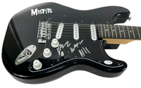 Dez Cadena MISFITS Signed Autograph Electric Guitar Band Singer ACOA COA