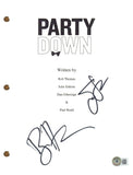 Jane Lynch & Ryan Hansen Signed Autograph Party Down Pilot Episode Script BAS