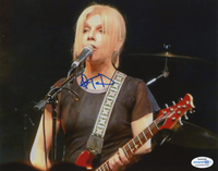 TANYA DONELLY Signed THROWING MUSES Autograph 8x10 Photo Belly Band ACOA COA