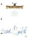 Isaac Singleton Signed Autograph Pirates of The Caribbean Movie Script ACOA COA