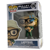 Brad Pitt Signed Bullet Train Ladybug Funko Pop #1292 Autograph Beckett COA