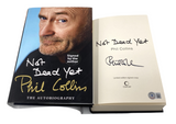 Phil Collins Signed Autograph NOT DEAD YET Book 1st Edition Genesis Beckett COA