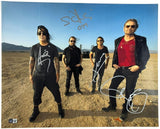 Mana Band Signed Autograph 16x20 Photo Poster Fher Olvera x4 Beckett COA