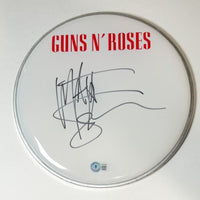 Matt Sorum GUNS N' ROSES Signed Autograph 10" Drumhead Drummer Beckett COA