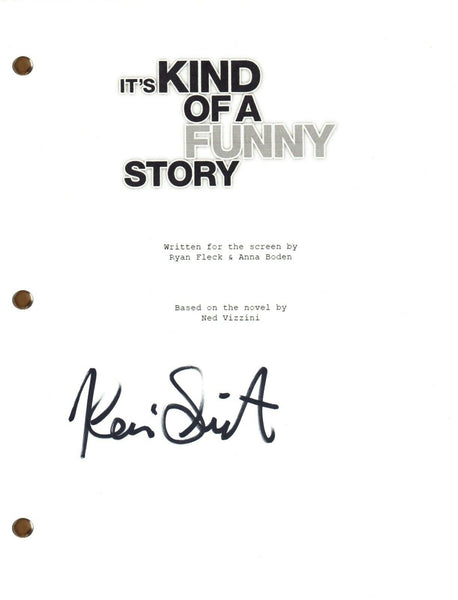 Keir Gilchrist Signed Autograph IT'S KIND OF A FUNNY STORY Full Movie Script COA