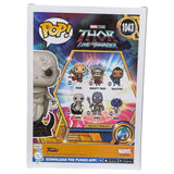 Christian Bale Signed Autograph Gorr Thor Love & Thunder Funko Pop Beckett COA