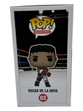 Oscar De La Hoya Signed Autograph Funko Pop Boxing #02 Golden Boy Beckett COA