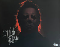 Nick Castle Signed Autograph HALLOWEEN 11x14 Photo Michael Myers Beckett COA