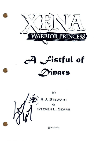 Steven L. Sears Signed Autograph XENA: WARRIOR PRINCESS Episode Script COA